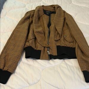 Forever 21 Brown Plaid Jacket